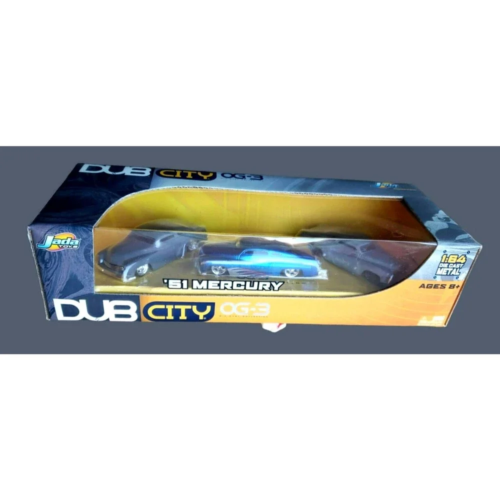 2004 Jada Toys DUB CITY OG-3 Collection '51 Mercury Blue Grey 1:64 MOC